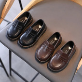 Copii Pantofi din piele pentru băieți Fete Copii Mocasini Pantofi de școală cu încălțăminte Pantofi casual pentru nuntă Ocazii formale Petrecere 21-36