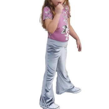 Lioraitiin 0-6 ετών Κορίτσια βελούδινο παντελόνι καμπάνα μωρό Παιδικό παντελόνι με μακρυά φουσκωτά παντελόνια casual ελαστική μέση για παιδιά