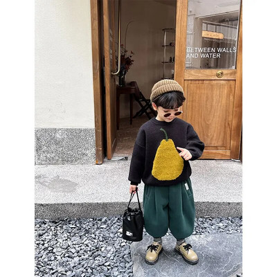 2023. aasta sügisene beebitüdrukute kampsunid, mantel, lapsed, kuduvad pulloverid.