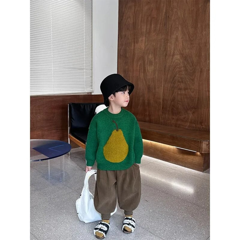 2023. aasta sügisene beebitüdrukute kampsunid, mantel, lapsed, kuduvad pulloverid.