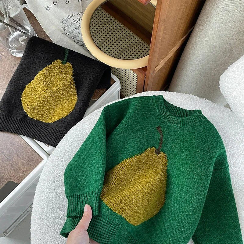 2023. aasta sügisene beebitüdrukute kampsunid, mantel, lapsed, kuduvad pulloverid.