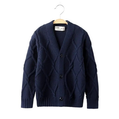 Uus Beebipoiste Kampsun Sügis Väikelaste Poiste Kudumid Pikkade varrukatega Puuvillane Kardigan Laste Kampsun Mantel Mood Lasteriided 2-10Y