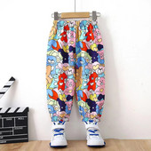 2023 Trendy dizajn Detské nohavice Letné tenké chlapčenské a dievčenské nohavice Proti komárom Nové detské oblečenie Oblečenie Chlapčenské háremové nohavice Casual