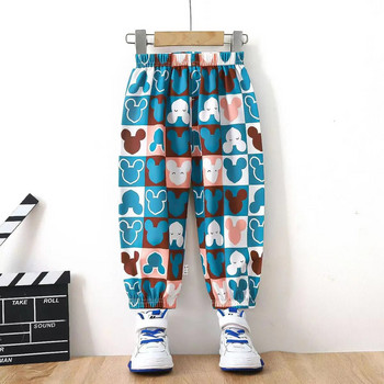 2023 Модерен дизайн Детски панталон Летни тънки панталони за момчета и момичета Анти-комари Ново детско облекло Дрехи Момчета Harem Pant Ежедневни