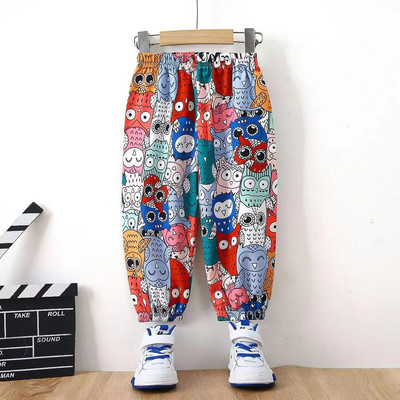 2023 Trendy dizajn Detské nohavice Letné tenké chlapčenské a dievčenské nohavice Proti komárom Nové detské oblečenie Oblečenie Chlapčenské háremové nohavice Casual