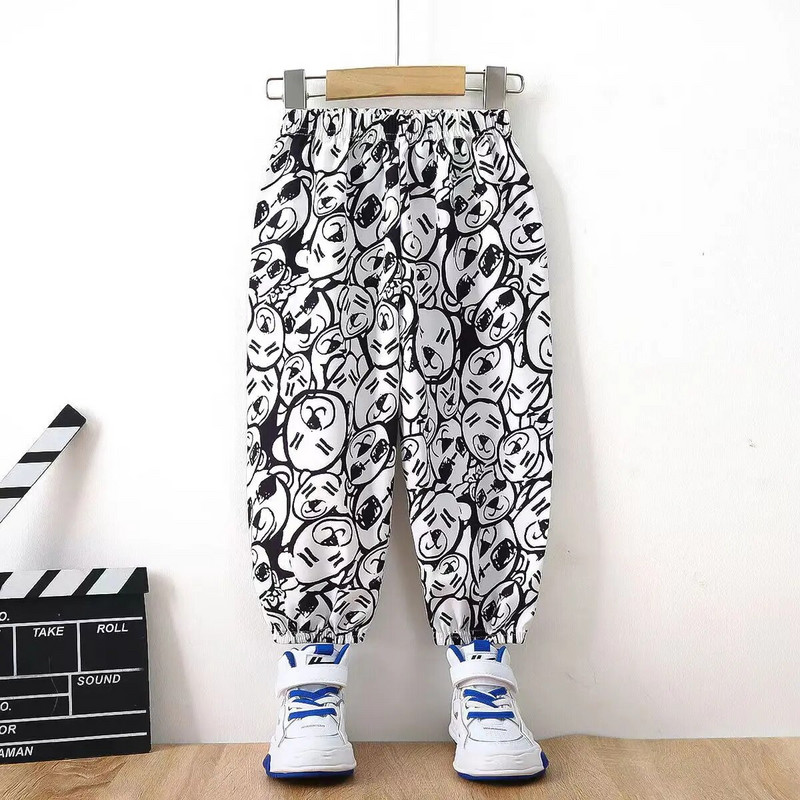 2023 Trendy dizajn Detské nohavice Letné tenké chlapčenské a dievčenské nohavice Proti komárom Nové detské oblečenie Oblečenie Chlapčenské háremové nohavice Casual