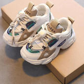 Mărimea 21-36 Pantofi pentru copii mici, pentru băieți, fete, plasă respirabilă, copii mici, pantofi casual, pantofi sport anti-alunecare pentru copii, tenis