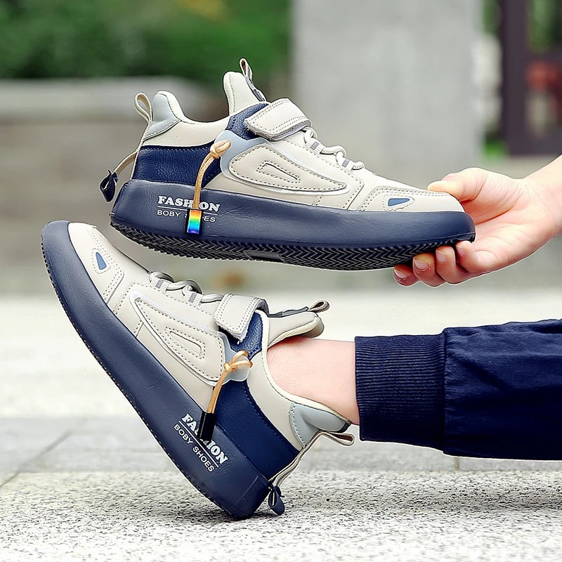 Visų sezonų vaikiški sportbačiai vaikiški madingi sportiniai batai berniukų bėgimui, laisvalaikiui, kvėpuojantys lauko batai, lengvi neslystantys