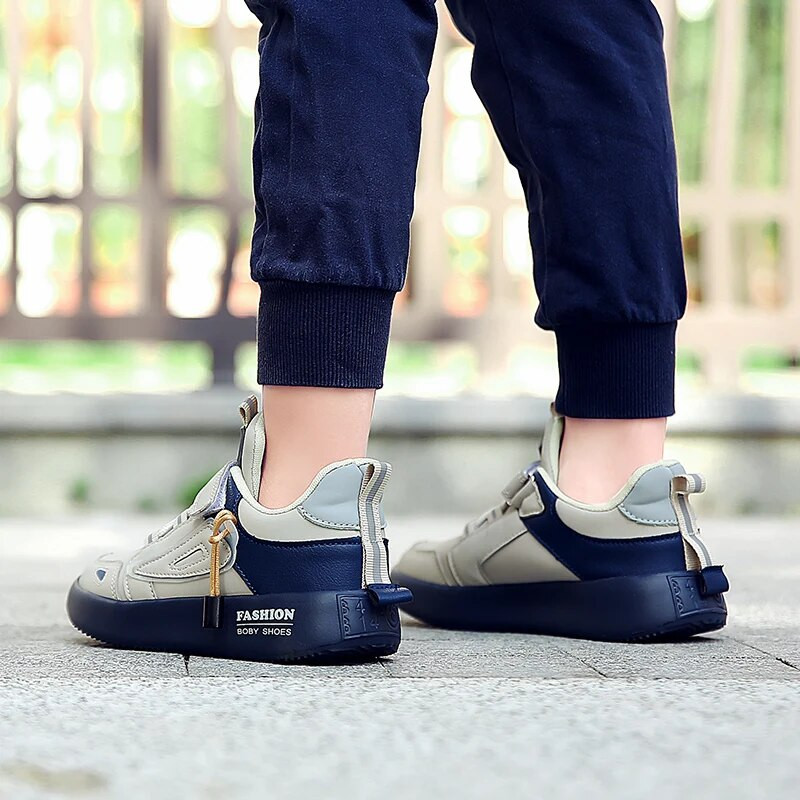 Visų sezonų vaikiški sportbačiai vaikiški madingi sportiniai batai berniukų bėgimui, laisvalaikiui, kvėpuojantys lauko batai, lengvi neslystantys