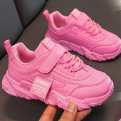 Dievčenské detské tenisky, jeseň/zima, detské ležérne priedušné turistické športové bežecké topánky pre dievčatá