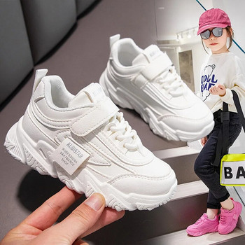 Момичета Детски маратонки Есен Зима Детски ежедневни дишащи спортни обувки за ходене Бебешки обувки Обувки за момичета