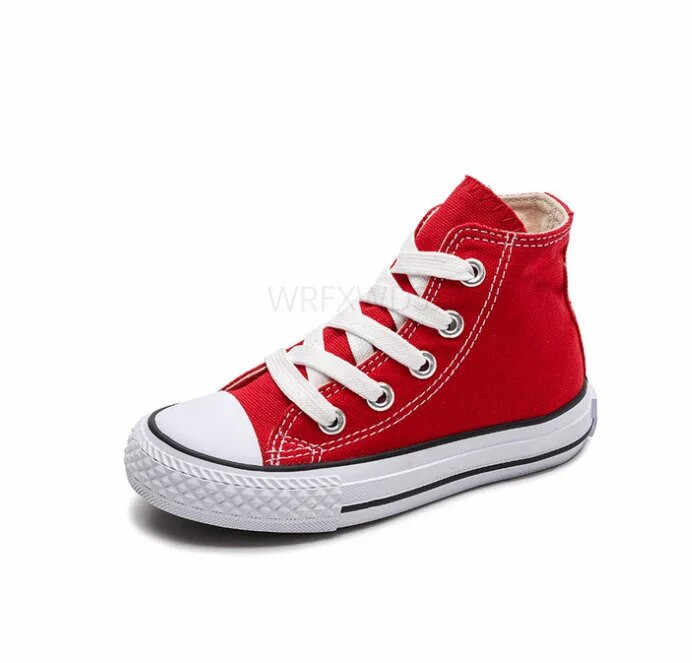 Nové plátené tenisky z roku 2022 pre deti, ležérna obuv, módne detské vysoké plátené topánky pre batoľatá, chlapcov a dievčatá, športové bežecké tenisky