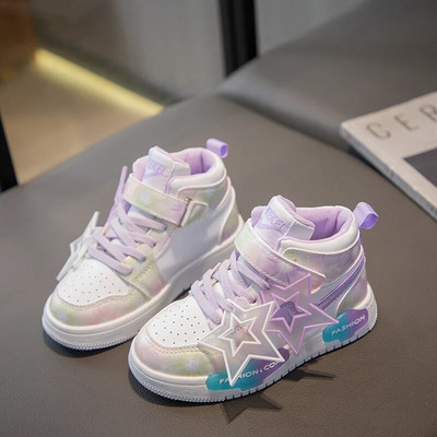 Detská športová obuv, nové kreslené princeznovské bežecké topánky s mäkkou podrážkou, nepremokavé, protišmykové, pohodlné dievčenské módne ležérne topánky