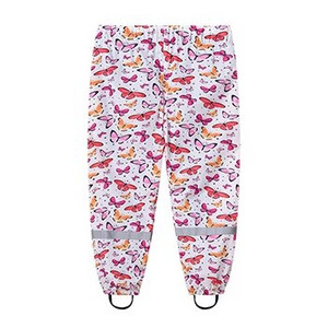 2 3 4 5 6 7 8 rokov Dievčenské nepremokavé nohavice Roztomilé kreslené jarné a jesenné detské nohavice Nové módne chlapčenské outdoorové oblečenie pre deti