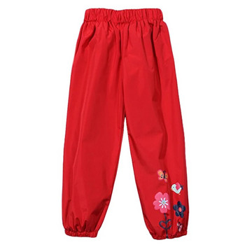 Нови пролетни есенни водоустойчиви панталони за момичета, модни детски дрехи, бонбонени цветни дъждовни панталони за момичета, детски панталони 2-6 години