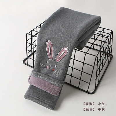 Lányok Pamut Meleg Leggings Téli Gyerekek Rajzfilm Vastag Bársony Nadrágok Baba Lányok Gyerekek Aranyos Nadrág Ruhák Felszerelések Csizmák