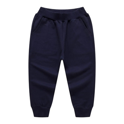 0-12 metų medvilninės vaikiškos kelnės rudeninės mergaičių sportinės kelnės žieminės megztinės kelnės berniukams vienspalvės elastinės juosmens Haremo kelnės