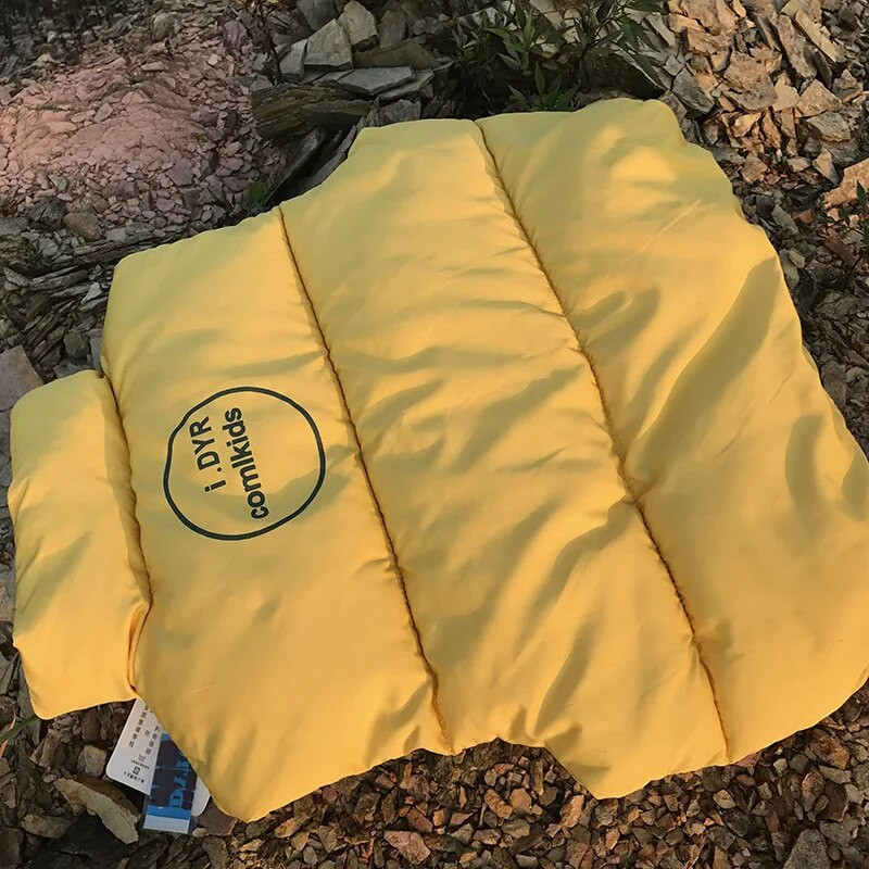 Νέα αγόρια για κορίτσια Χειμερινό φθινοπωρινό αμάνικο γιλέκο με κουκούλα Σακάκι κινουμένων σχεδίων εκτύπωσης παλτό παιδικό ζεστό γιλέκο έξω από ρούχα