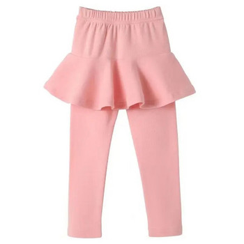 Детска лятна пола за момичета Тесни памучни клинове с дължина до коляното Бебешки детски бонбонени панталони с поли Дрехи за тийнейджърки