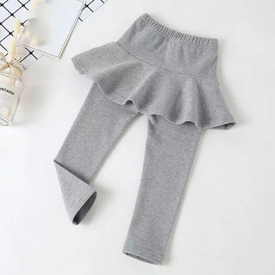 Detské letné sukne pre dievčatá po kolená, úzke bavlnené legíny, detské nohavice s farbou cukríkov a sukne, oblečenie pre dospievajúce dievčatá