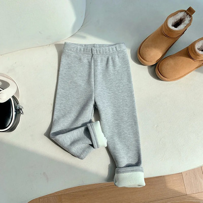 Uus mood talve tüdrukud lapsed püksid laste säärised puuvillased samet elastne vöökoht soojad säärised 1-10 aastat tüdrukute püksid