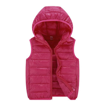 Παιδικό γιλέκο μόδας Παιδικό γιλέκο με κουκούλα Άνοιξη Φθινόπωρο Χειμώνας Μασίφ Παλτό με κουκούλα Γιλέκο με κουκούλα Εξωτερικά ρούχα Outfits Ρούχα 방한복
