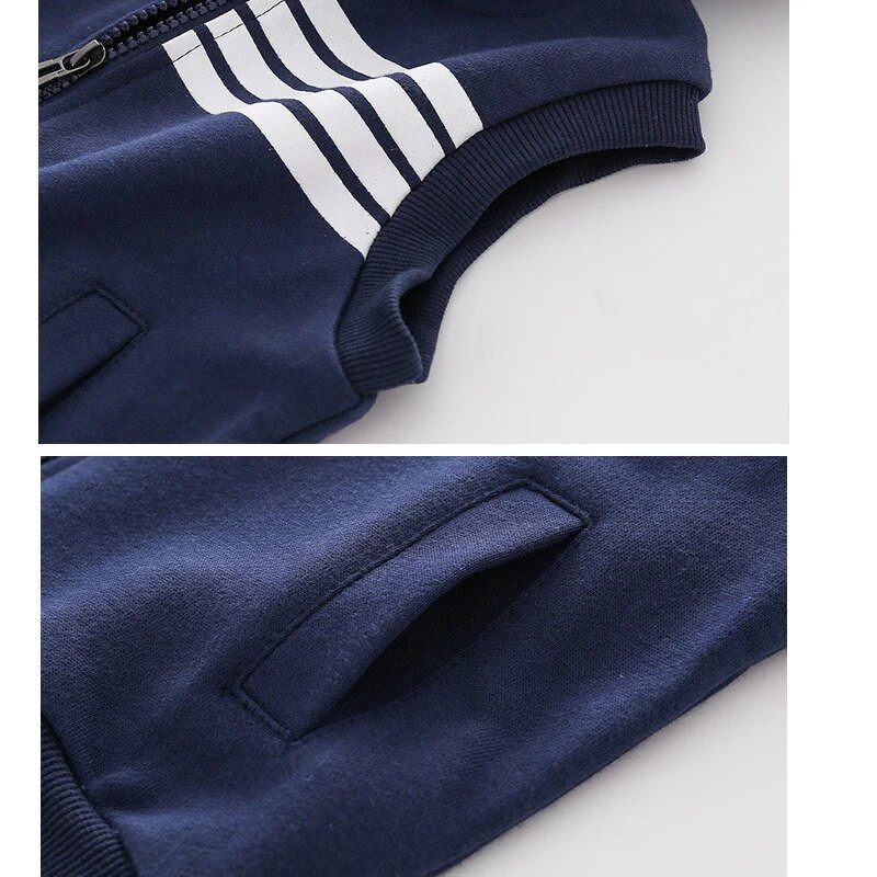 Poiste vest 18M-6Y beebi sügise lukuga kapuutsiga laste vabaaja kampsun vest