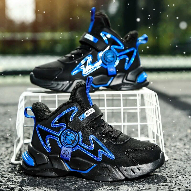 Nové štýlové módne detské topánky chlapčenské tenisky vysoko kvalitné športové topánky priedušné protišmykové ležérne pletenie značkové bežecké topánky