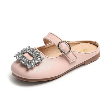 Επώνυμα γαλλικά παιδικά δερμάτινα παπούτσια για κορίτσια Πριγκίπισσα παπούτσι για κορίτσι μισές παντόφλες Μόδα Mary Jane παπούτσι Μαλακή σόλα για κορίτσια Παιδικά παπούτσια για κορίτσι