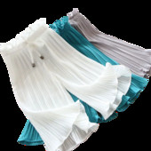 Adolescente Fete Leggings din șifon cu picioare largi Pantaloni pentru copii de vară Moda Copii copii Talie elastică Anti-țânțari Pantaloni largi