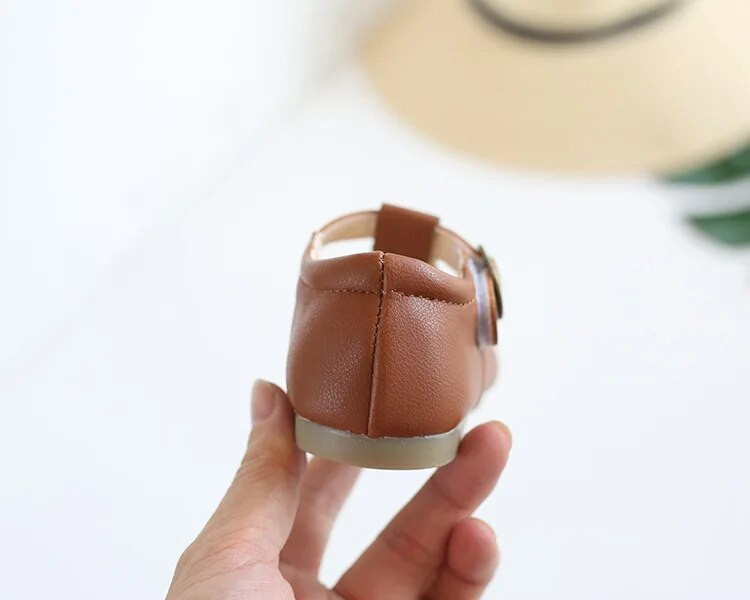 Beebi tüdrukute kingad Nahast koolikingad Sandaalid Väikelapse toss Mary Jane Laste Kleit Kingad Beebiprintsess Tüdrukute kingad