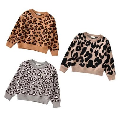 Väikelapsed Beebid Tüdrukud Poisid Kootud Pullover Kampsun Komplektid Crewneck Sügistalv Välirõivad Topid Pikad varrukad paksud riided