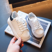 Pantofi pentru bebeluși Băieți Pantofi sport Copii Copii Pantofi albi Fete Tenis 1 An 2 Ani Studenți Pantofi casual cu șireturi Confortabile