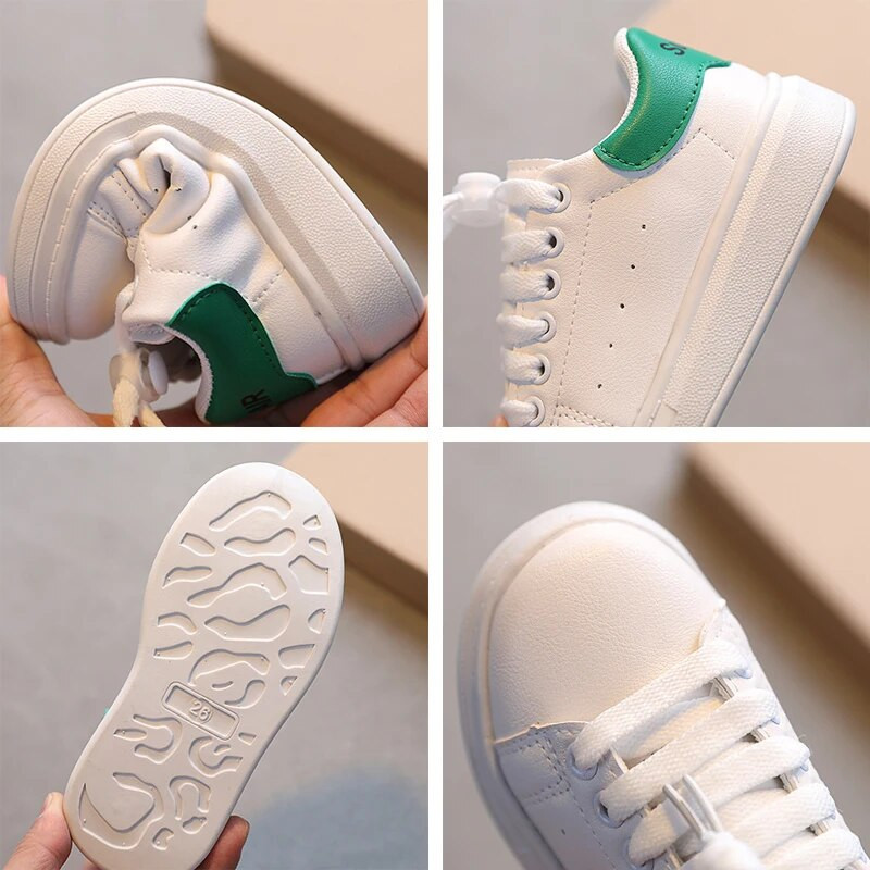 Batai kūdikiams berniukams sportiniai batai vaikams vaikams balti sportbačiai mergaičių tenisas 1 metai 2 metai studentams suvarstomi laisvalaikio butai Patogūs