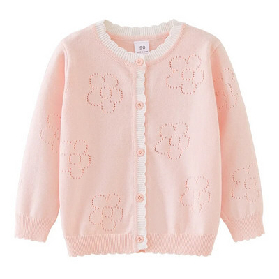 Kevad sügis Poisid Tüdrukud Kudumine Kardigan Star Jacquard Puuvillane kampsun Mantel Lasteriided Lastele Kootud Paksenev Kampsun