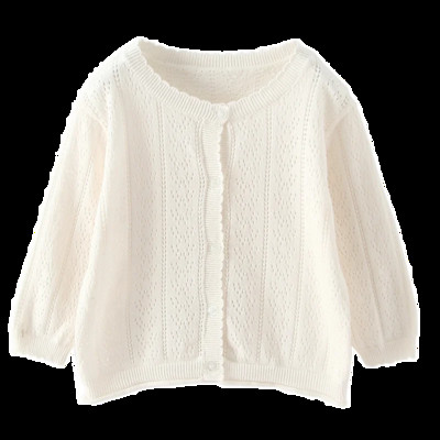 Kevad sügis Poisid Tüdrukud Kudumine Kardigan Star Jacquard Puuvillane kampsun Mantel Lasteriided Lastele Kootud Paksenev Kampsun