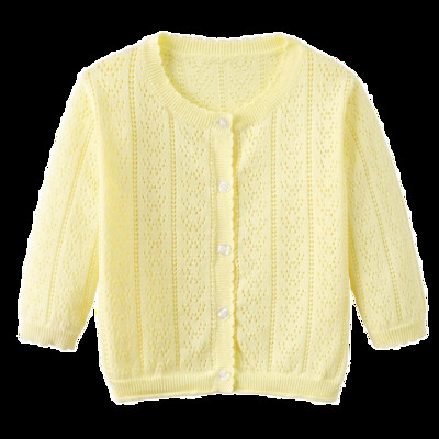 Kevad sügis Poisid Tüdrukud Kudumine Kardigan Star Jacquard Puuvillane kampsun Mantel Lasteriided Lastele Kootud Paksenev Kampsun