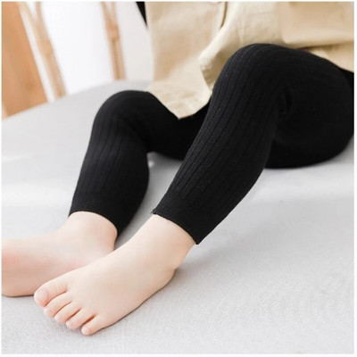 Toamnă, primăvară, nou-născuți pentru fetițe, pantaloni elastici din bumbac cu nervuri, colanți pentru copii, fete 0-6 ani