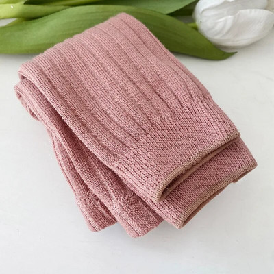 Toamnă, primăvară, nou-născuți pentru fetițe, pantaloni elastici din bumbac cu nervuri, colanți pentru copii, fete 0-6 ani