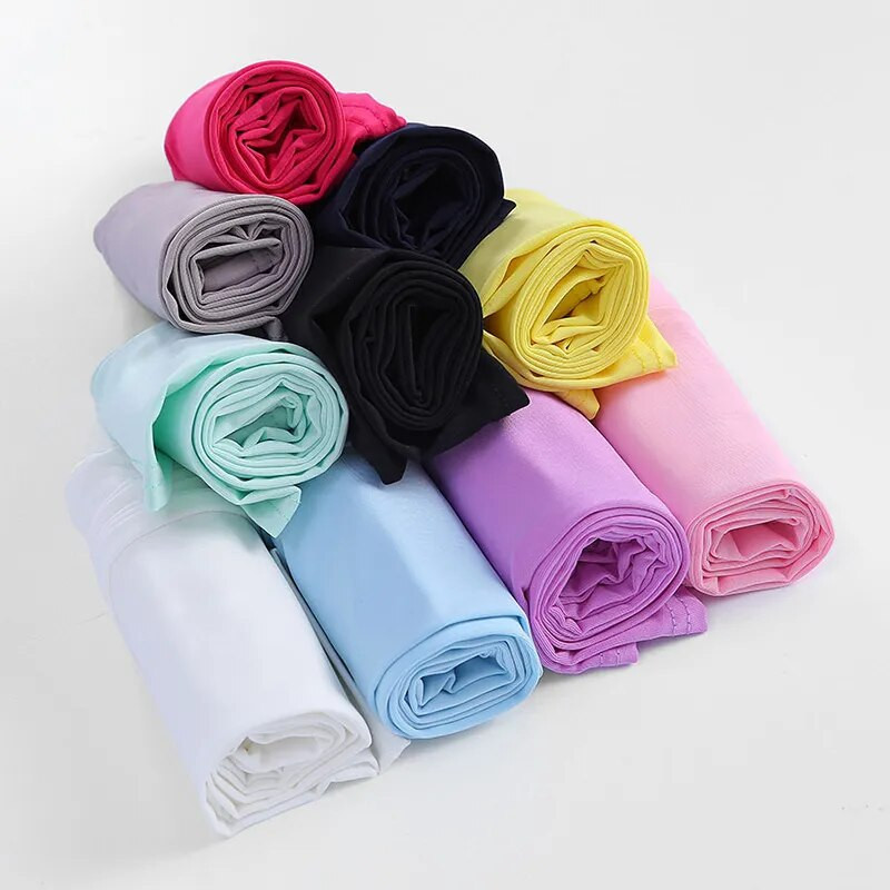 Tüdrukute püksid Kevad-Suvi Kommivärvi Tüdrukud Läikivad säärised Kitsad püksid 3-14Y Lapsed Elastsed säärised Ühevärvilised püksid