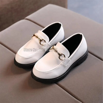 Primavara Copii Copii Printesa Bebe Fete Negru Rochie Slip On Pantofi Mocasin Mocasini Mocasini