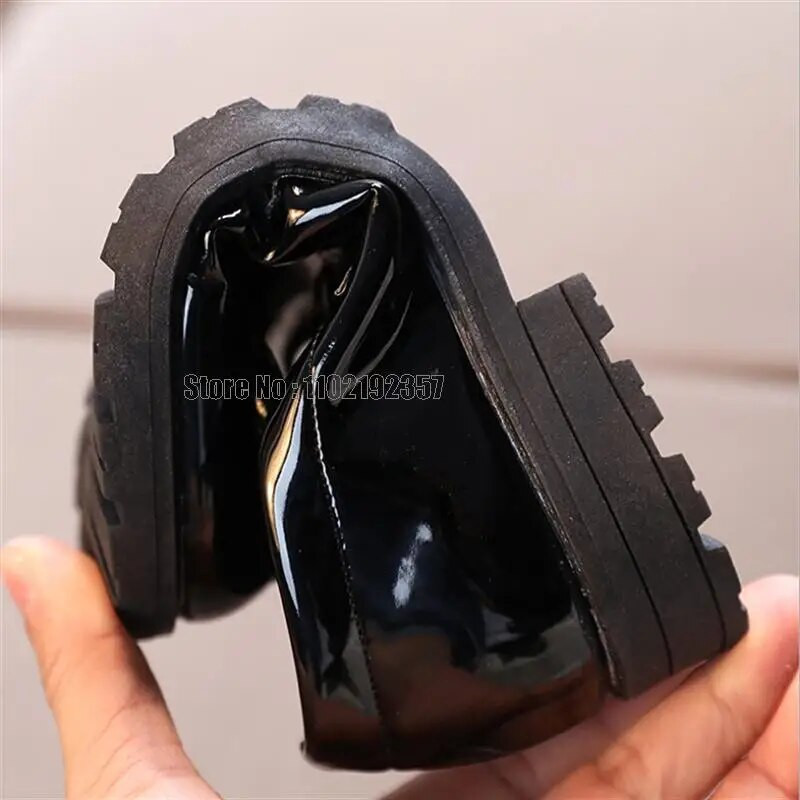 Kevadised lapsed Lapsed Printsess Beebi Tüdrukud Must Kleit Moodsad Pehmed Mokasiinikingad