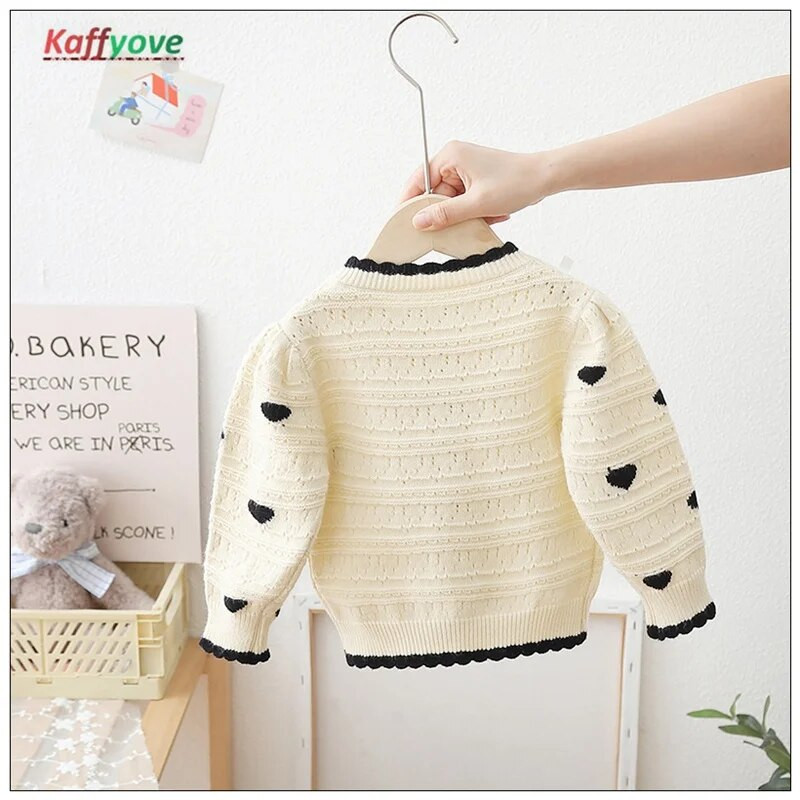 Pavasarinis megztinis mergaitei Pavasarinis megztinis pilnomis rankovėmis Mezgimas Puikus gimtadienio Krikštas Vaikams Kardiganas Kūdikiams Mergaičių kalėdinis megztinis