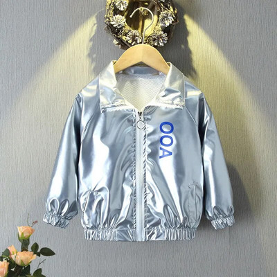 Cardigan de toamnă Jachete Uniforme de baseball pentru copii Haine ocazională Îmbrăcăminte exterioară pentru copii Jachetă subțire pentru băieți Jachetă cu suprafață luminoasă