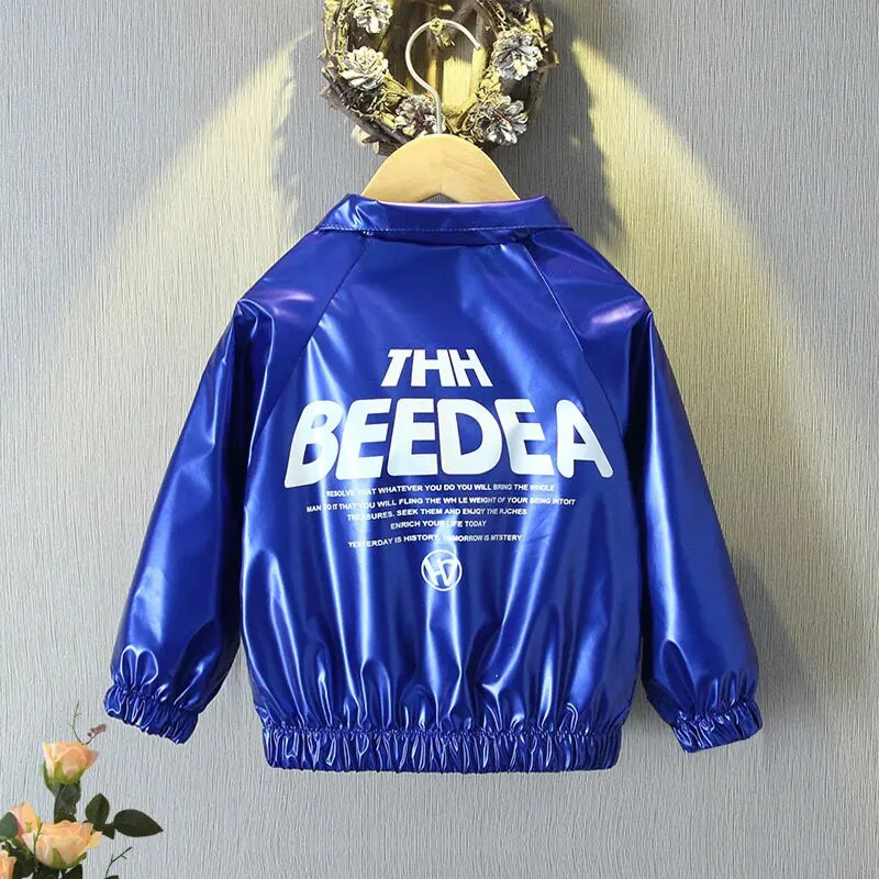 Cardigan de toamnă Jachete Uniforme de baseball pentru copii Haine ocazională Îmbrăcăminte exterioară pentru copii Jachetă subțire pentru băieți Jachetă cu suprafață luminoasă