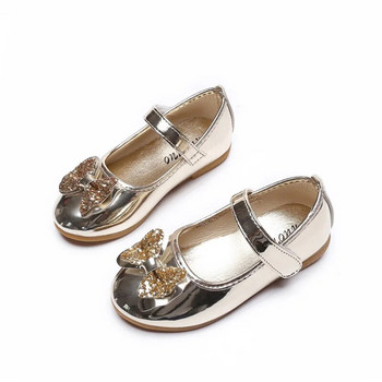 Детски кожени обувки Ново момиче Обувка за Мери Джейн Пайети Единична обувка Обувка за танцови представления Плоска обувка Обувка на принцеса Детска обувка Обувка за момиче
