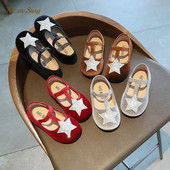 Mood Beebi Tüdruk Poiss Litrid Star Band Kingad Velvet Imiku Väikelapse Laps Lamedad Tantsukingad Pehme põhjaga kingad Kevad sügis