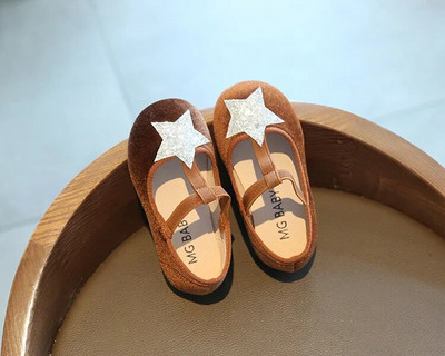 Mood Beebi Tüdruk Poiss Litrid Star Band Kingad Velvet Imiku Väikelapse Laps Lamedad Tantsukingad Pehme põhjaga kingad Kevad sügis