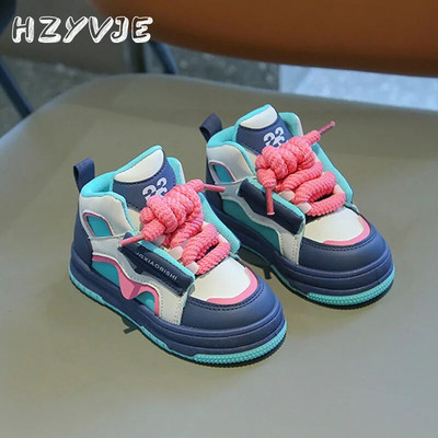 Laste kevad-sügis uued spordijalatsid Poiste vabaaja trendid lauajalatsid Kõrge varustusega tüdrukute mood Dopamiini jooksujalatsid tossud