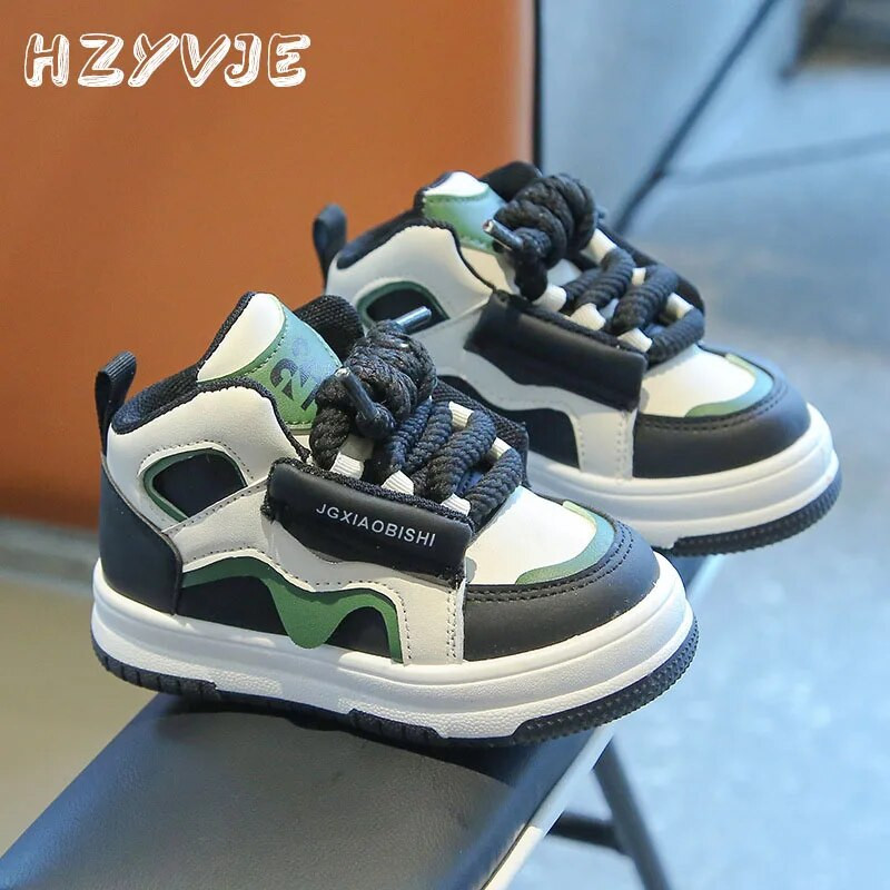 Laste kevad-sügis uued spordijalatsid Poiste vabaaja trendid lauajalatsid Kõrge varustusega tüdrukute mood Dopamiini jooksujalatsid tossud